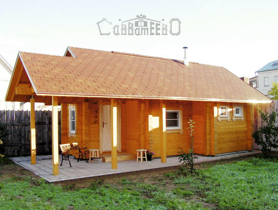 Баня из бруса 5 на 9 БН-1 Баня из бруса 5х9 БН-1