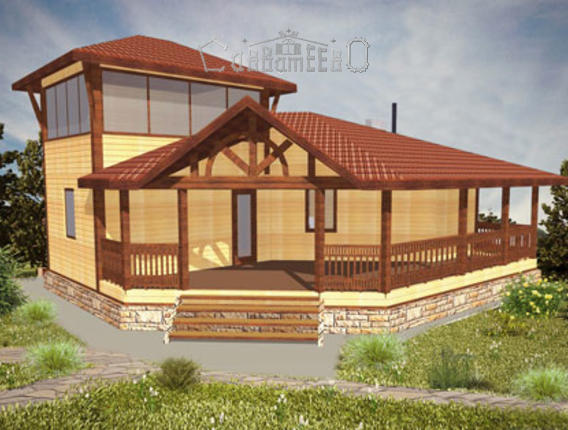 Баня из бруса БН-30 Баня из бруса БН-30