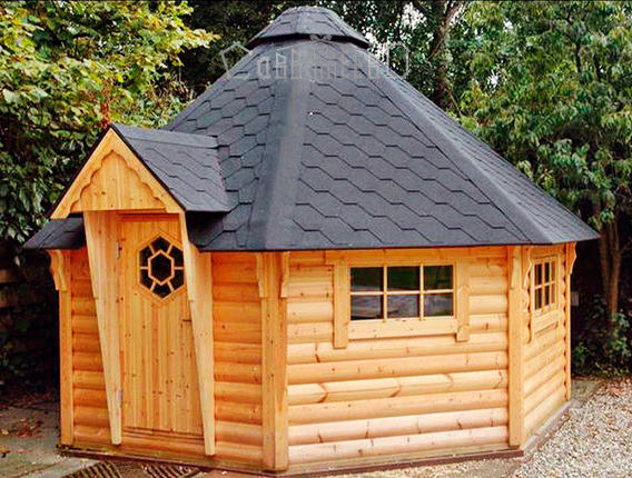 Баня 4,5 на 4,5 из бревна БН-18 Баня 4,5 на 4,5 из бревна БН-18