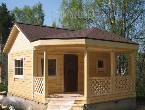 Баня из бруса 6 на 6 БН-20 Баня из бруса 6x6 БН-20